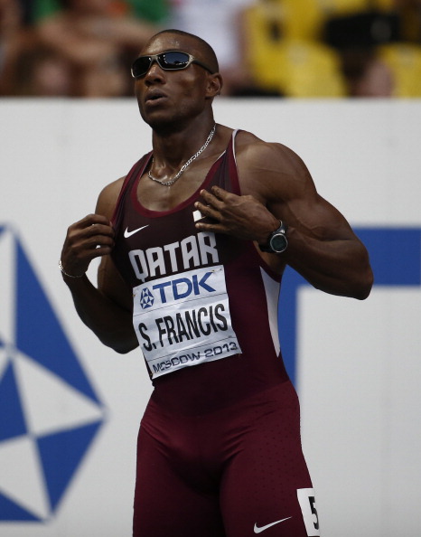 Samuel Francis at the 2013 World Championships in Moscow ©AFP/Getty Images