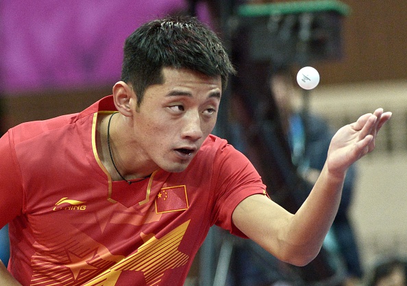 Zhang Jike secured the final win for China as they defeated South Korea in the men's team table tennis final ©AFP/Getty Images
