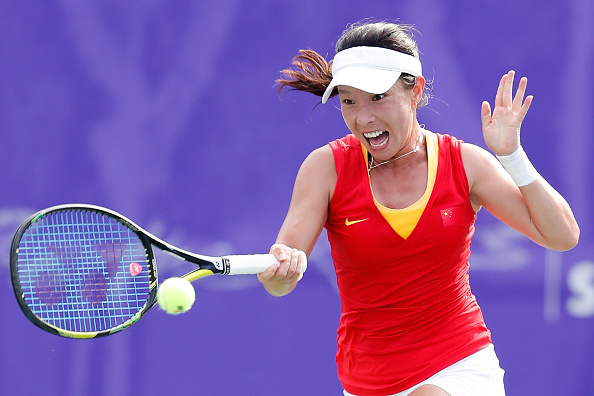 Zheng Jie has already rescued China once today now she needs to do so again in the doubles ©Getty Images