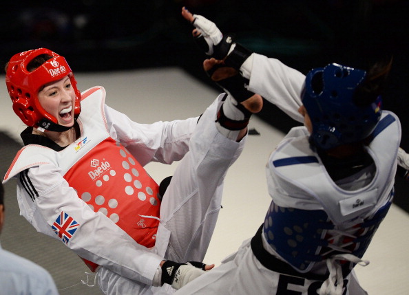 Jade Jones fell to rival Eva Calvo Gomez at the inaugural Grand Prix in Manchester last December and will be hoping to exact revenge this time around ©Getty Images