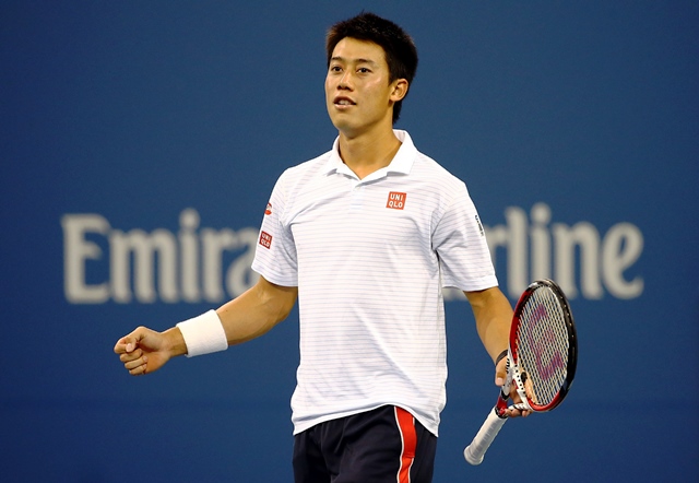 Japan's Kei Nishikori continues his historic run in the US Open ©Getty Images