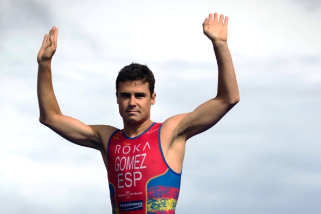 Javier Gómez created history in Edmonton by becoming only the second man to win four triathlon world titles ©Getty Images