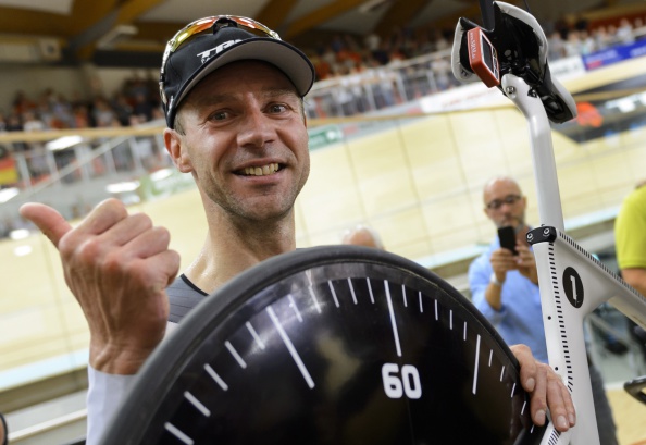 Jens Voigt broke the hour record, which has stood for nine years ©AFP/Getty Images