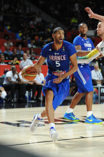 Nicolas Batum was France's top scorer with 27 points as they beat Lithuania to clinch third place in the FIBA Basketball World Cup ©Getty Images