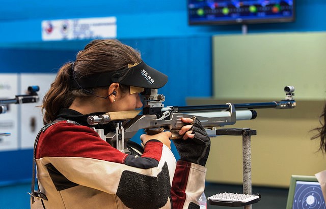 Italy's Petra Zublasing fired her way to World Championship gold with a late surge in Granada ©ISSF