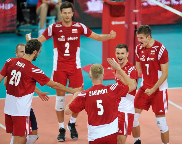 Poland made easy meat of Australia to give the home crowd plenty to cheer ©Getty Images for FIVB