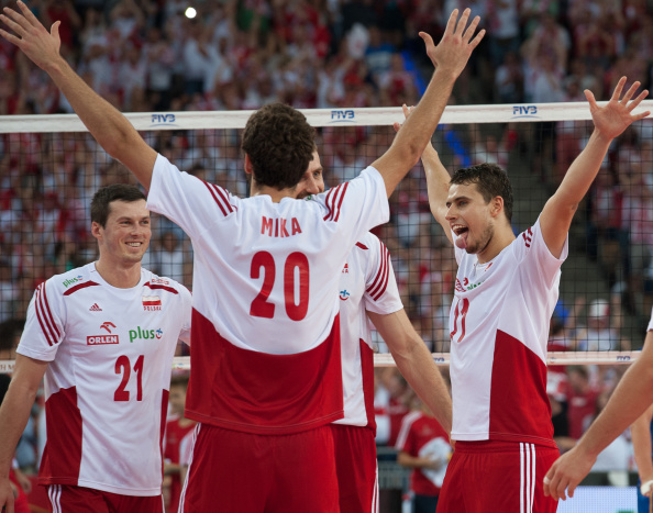 Poland secured a berth in the third round of the Volleyball World Championships with a hard fought victory over France ©Getty Images