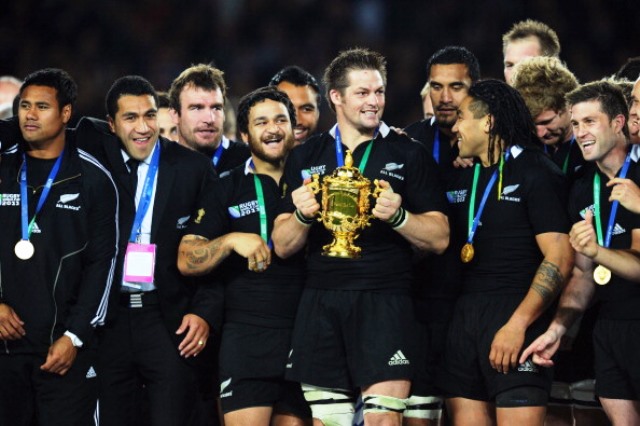 Prozone has provided data analysis services to the last three winners of the Webb Ellis Cup including New Zealand in 2011 ©Getty Images
