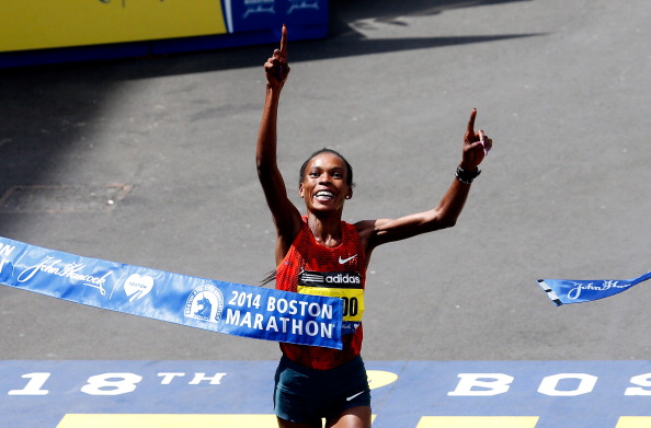 Rita Jeptoo is the favourite for the women's World Marathon Majors crown ©Getty Images