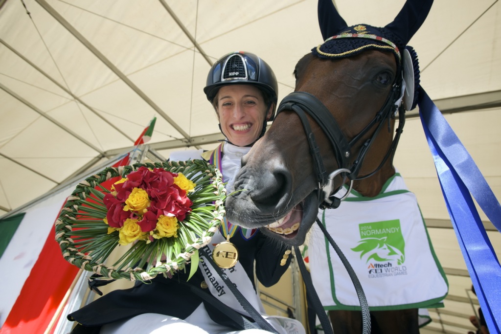 Sara Morganti has been voted the IPC Best Female Athlete of the Month for August ©FEI