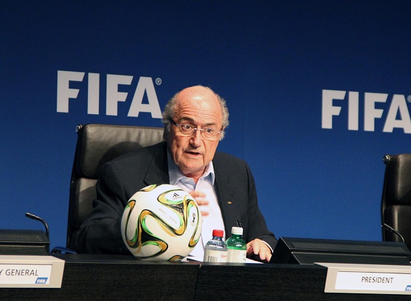 Sepp Blatter says Gibraltar cannot be accepted as a member of FIFA ©Getty Images