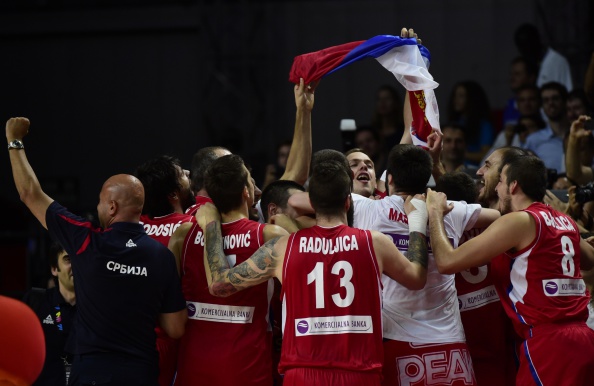 Serbia have booked their spot in the FIBA World Cup final with victory over France ©Getty Images