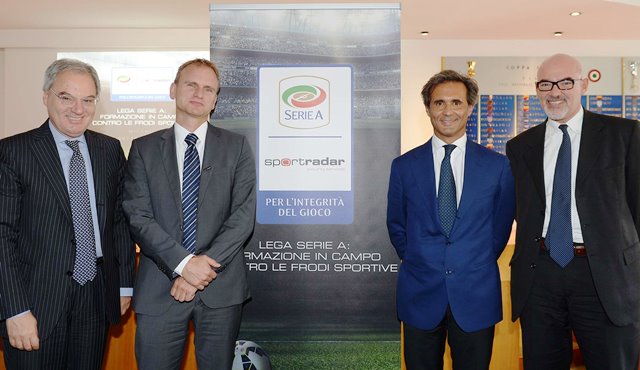 Serie A and Sportradar have launched the first of a series of workshops aimed at educating young players on the dangers of match-fixing ©Sportradar