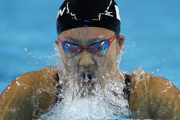 Silver in the women's 100m breaststroke went to Kanako Watanabe of Japan ©AFP/Getty Images