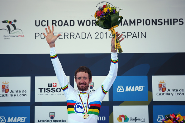 Sir Bradley Wiggins has won the men's time trial at the UCI Road World Championships in Ponferrada, Spain ©Getty Images