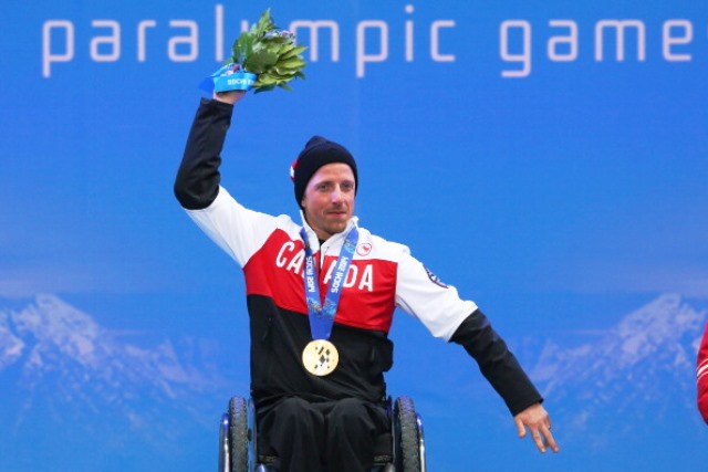 Sochi 2014 gold medallist Jason Dueck will co-present the Canadian Paralympic Awards ceremony in Toronto ©Getty Images