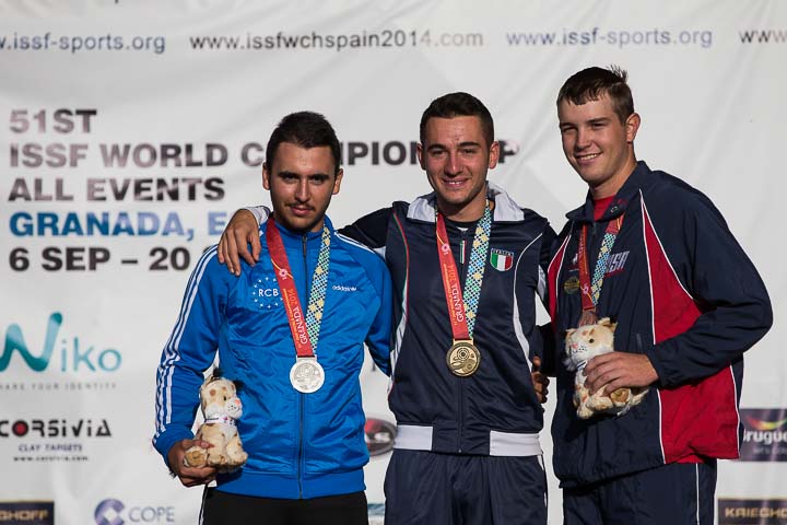 The 2014 World Shooting Championships made history as the first to incorporate junior finals in the senior Championships ©ISSF