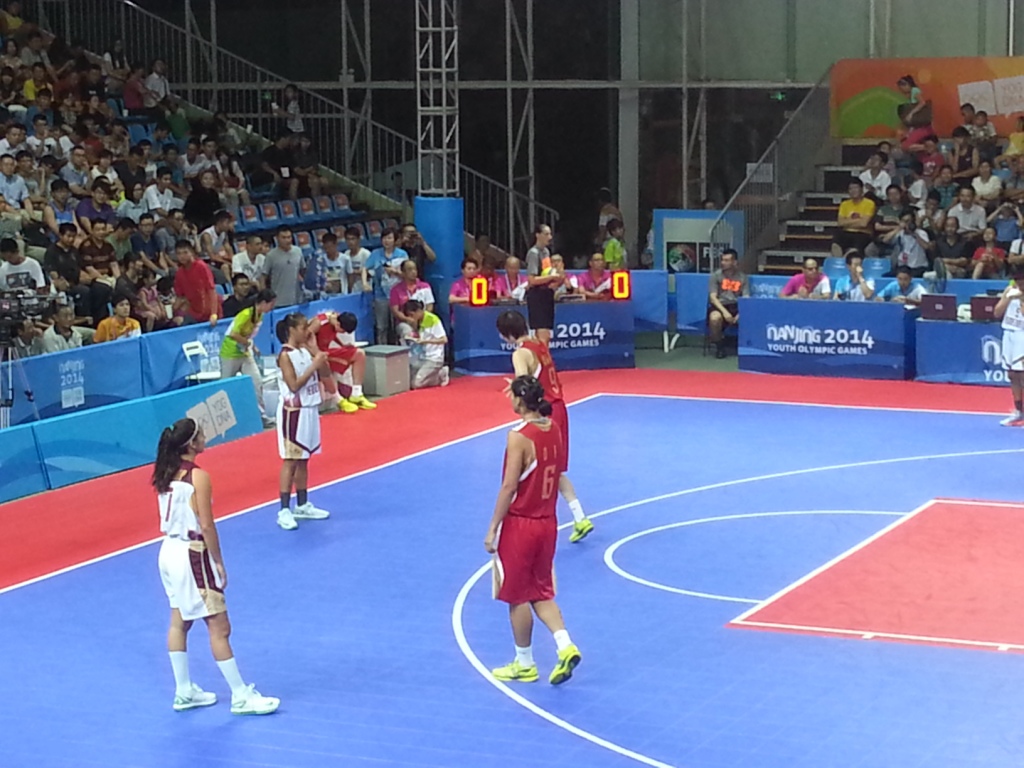 The 3x3 basketball discipline at Nanjing 2014 gave 31 nations the opportunity to compete at the Games rather than the six that would have competed in the 5x5 format of the sport ©ITG