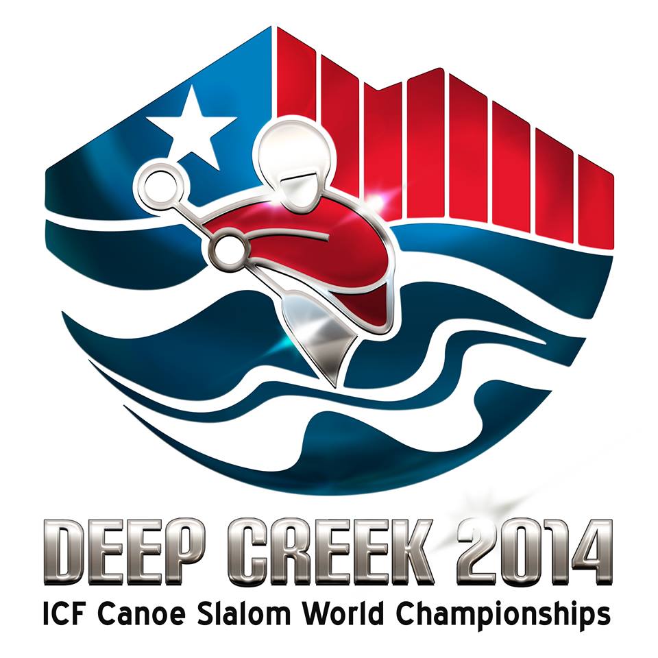 The Deep Creek 2014 ICF Canoe Slalom World Championships logo Deep Creek 2014 © Deep Creek 2014