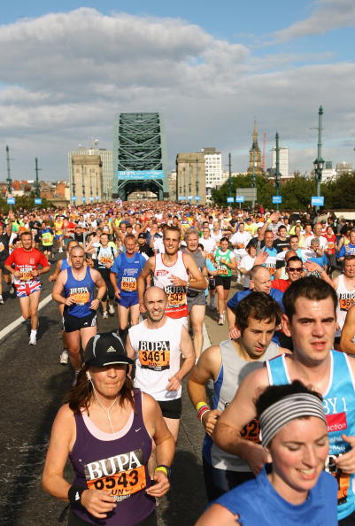 The Great North Run was first held in 1981 with just over 12,000 runners taking part and will now see the one millionth runner cross the finish line in tomorrow's race ©Getty Images