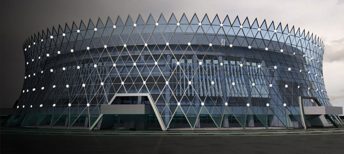 The Heydar Aliyev Sports and Exhibition Complex is currently under renovation in a bid to refurbish and modernise it in time for the inaugural European Games in 2015 ©Baku 2015