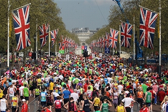 The London Marathon has raised £261.4 million for charity since 2010 ©Getty Images