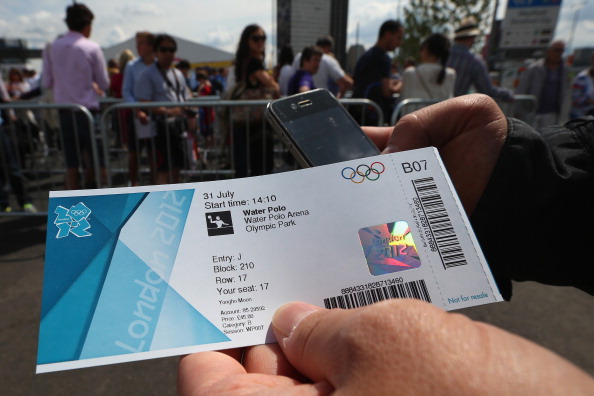 TICKET Olympic Games Rio 14/8/2016 Diving # E52 