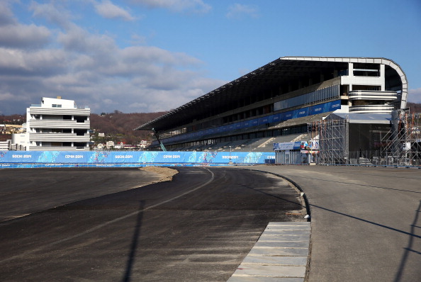 The finishing touches are being put to the Sochi Autodrom, pictured here in February ©Getty Images