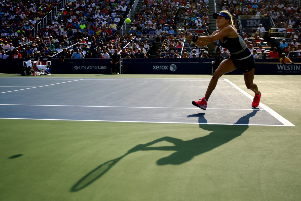 The heat and attrition of the US Open got the better of Eugenie Bouchard as she lost her fourth road encounter ©Getty Images