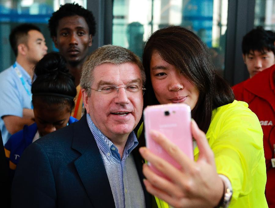 Thomas Bach has taken encouraging steps to re-engage the Olympic Movement with the world's youth ©Nanjing 2014