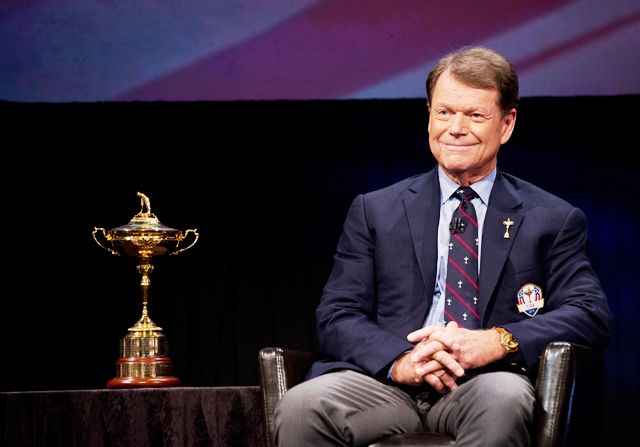 US Ryder Cup captain Tom Watson has named his three wildcards for the match against Europe later this month ©Getty Images
