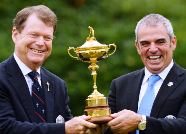 US captain Tom Watson (left) and Europe captain Paul McGinley will lead their sides in the Ryder Cup at Gleneagles later this month ©Getty Images