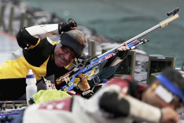 Australian Warren Potent has secured a place at his fifth Olympic Games by securing gold in the men's 50m rifle prone at the World Shooting Championships in Granada ©Getty Images