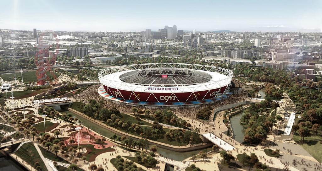 West Ham has released new CGI images of what the Olympic Stadium will look like once renovation work in completed ©West Ham