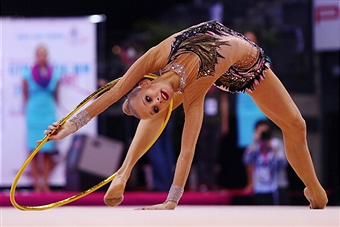 Yana Kudryavtseva is making history in gymnastics and is still only a teenager ©Getty Images