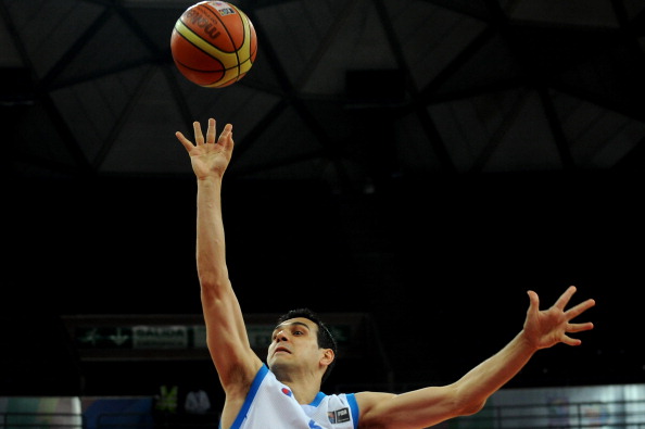 Nikolaos Zisis shot seven of nine and scored 19 points for Greece in Spain ©Getty Images