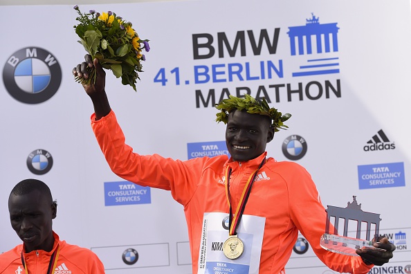 Dennis Kimetto is the first athlete to run a sub two hours and three minutes marathon ©Getty Images