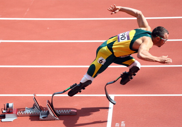 Oscar Pistorius, pictured in the 400m heats at the London 2012 Olympics, will be free to return to the track once he has satisfied the South African legal system, the IPC says ©Getty Images