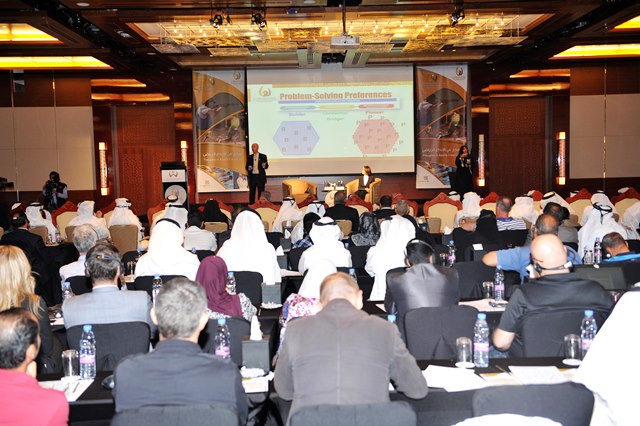 Andrew Harrison spoke to delegates about the importance of creativity in sport ©Dubai Sports Council