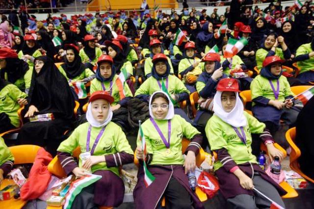 Around 8,000 children with disabilities took part in National Paralympic Day celebrations in Tehran ©Iran NPC