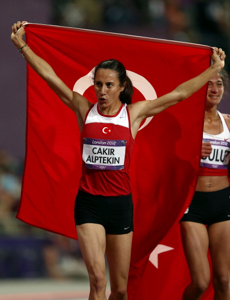 Aslı Çakır Alptekin is one of a number of Turkish athletes caught in a doping storm last year, although the London 2012 1500m champion initially had her case cleared by the Turkish Athletics Federation before the IAAF appealed against the decision ©Getty Images