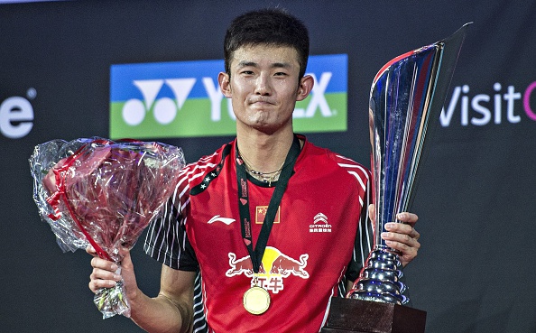 Chen Long was beaten by Dan Lin in the Asian Games final but has since won the Denmark Open ©AFP/Getty Images