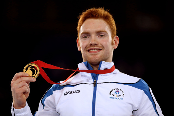 Dan Purvis secured Scotland's first ever Commonwealth gold in the parallel bars during Glasgow 2014 ©Getty Images