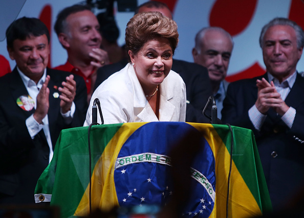 Dilma Rousseff has been congratulated on her re-election as Brazilian President by Thomas Bach ©Getty Images