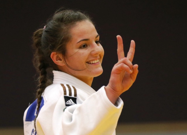 Double delight for Barbara Matic of Croatia as she retained her junior world title at under 70kg ©IJF