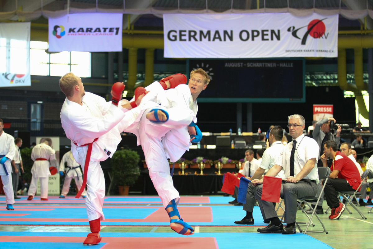 France topped the medal table in Hanau with three gold at the Karate Premier League event ©WKF