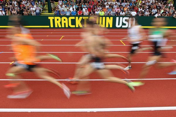 Hayward Field, which markets itself as TrackTown USA, is one of three bidders to host the IAAF 2019 World Championships ©Getty Images