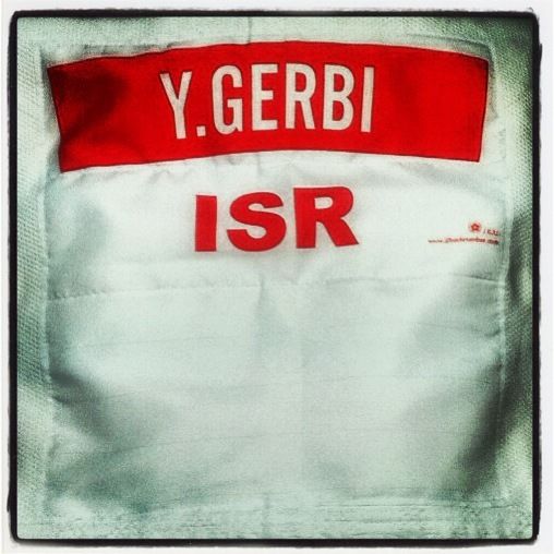 Israeli judoka Yarden Gerbi is auctioning the red backpatch she wore when she claimed Israel's first ever judo world title in Rio last year ©Ebay