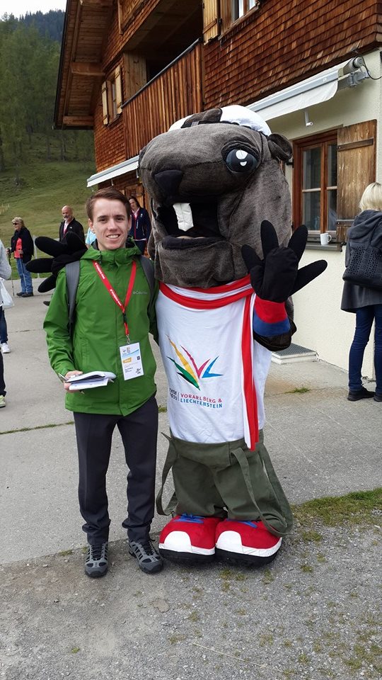 It was a pleasure to meet Alpy the marmot, the Festival's official mascot