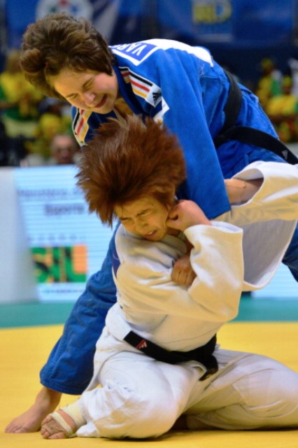 Laura Vargas Koch is part of a strong German contingent in the women's competition at the International Judo Federation Grand Prix in Tashkent ©AFP/Getty Images